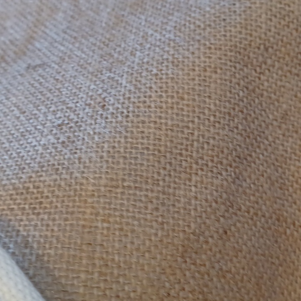 "Hello Weekend" Natural Burlap Tote Bag - Picture 7 of 7